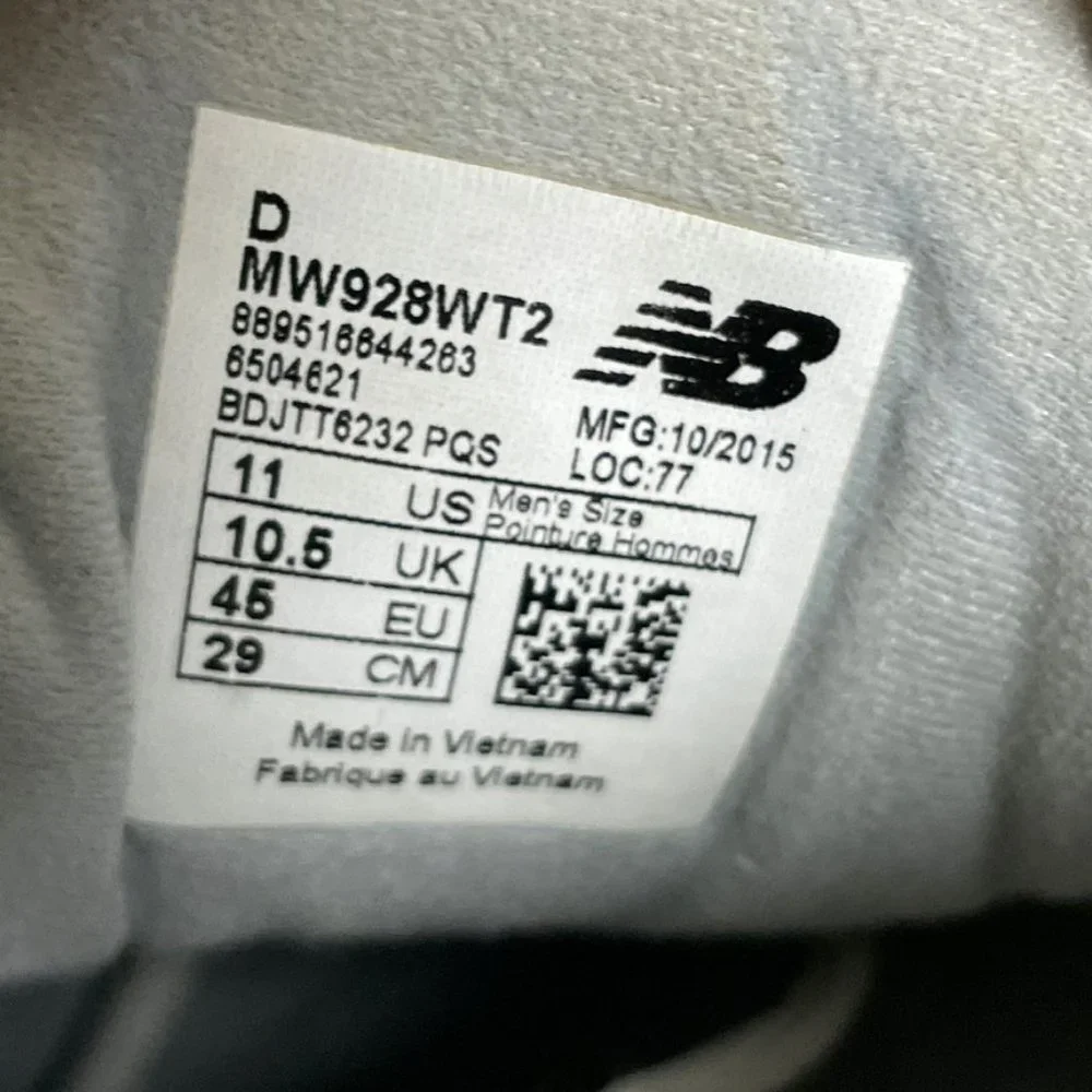 New Balance 928v2 Walking Shoes MW928WT2 - Picture 10 of 12